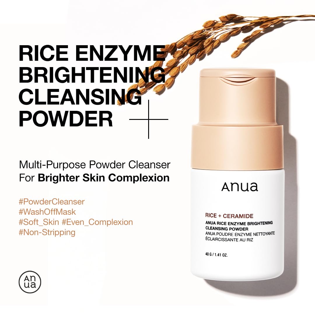 Anua Rice Enzyme Brightening Cleansing Powder, 1.41 fl.oz