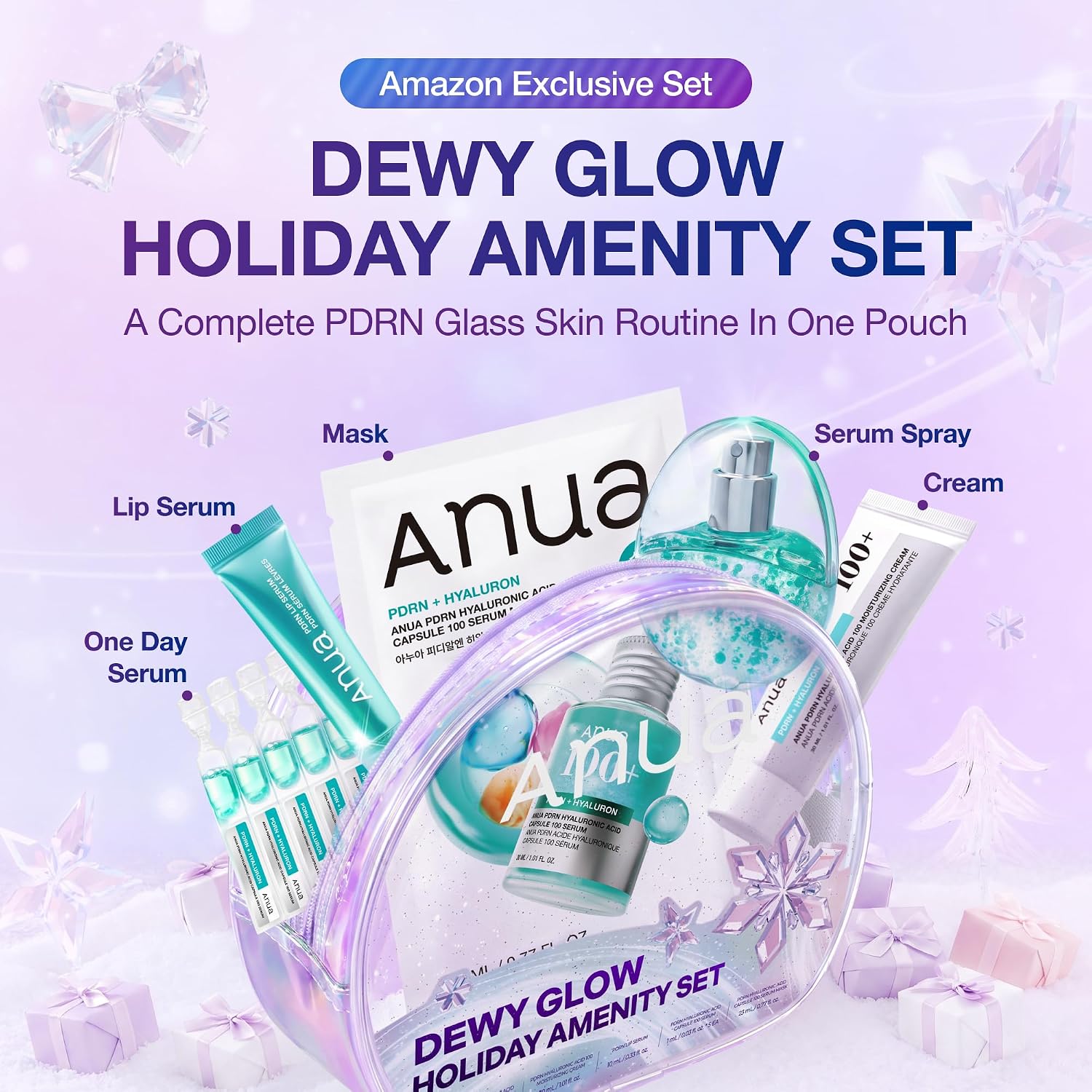 ANUA Dewy Glow Holiday Amenity Kit