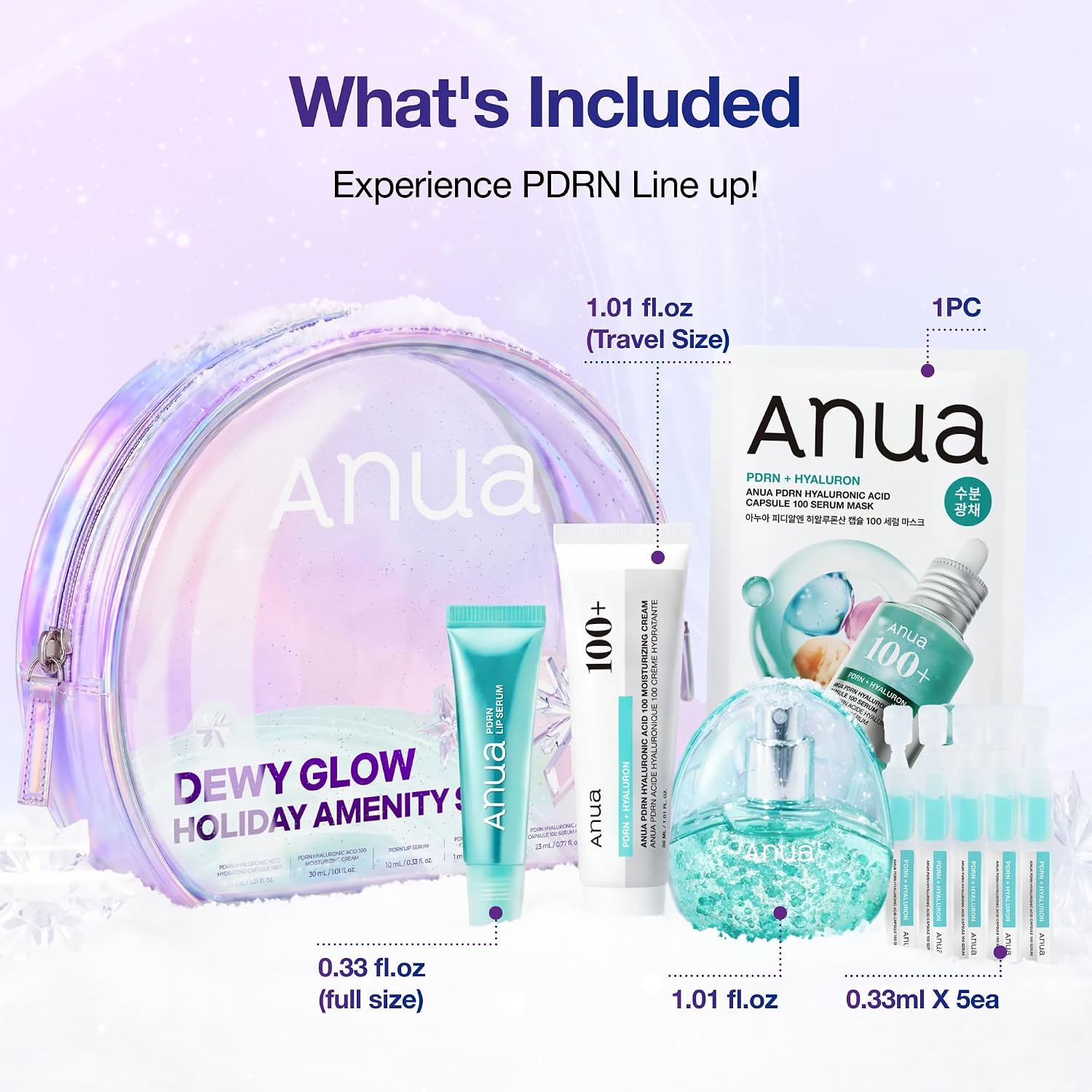 ANUA Dewy Glow Holiday Amenity Kit
