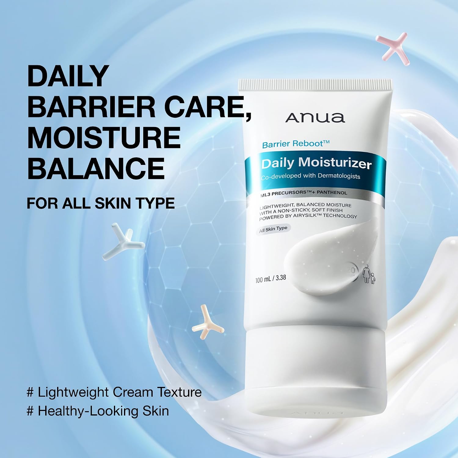 Anua Barrier Reboot Daily Moisturizer, 3.38 fl oz