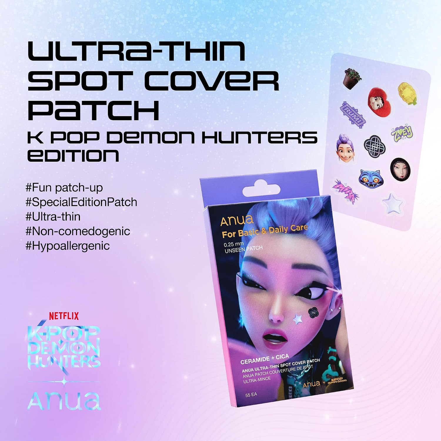 Anua Ultra-Thin Spot Cover Patch, 55ea