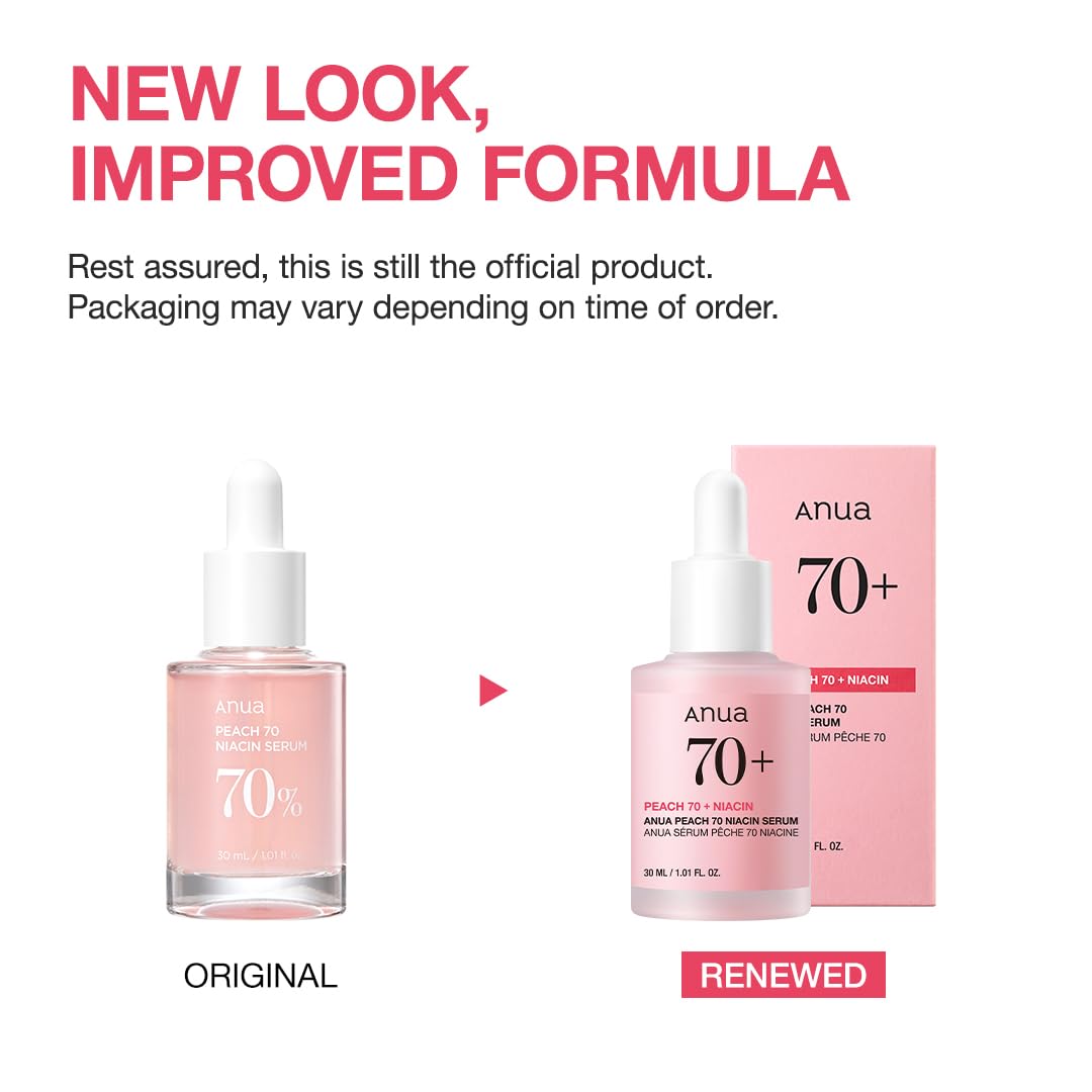 Anua Peach 70 Niacinamide Serum, 1.01 fl.oz