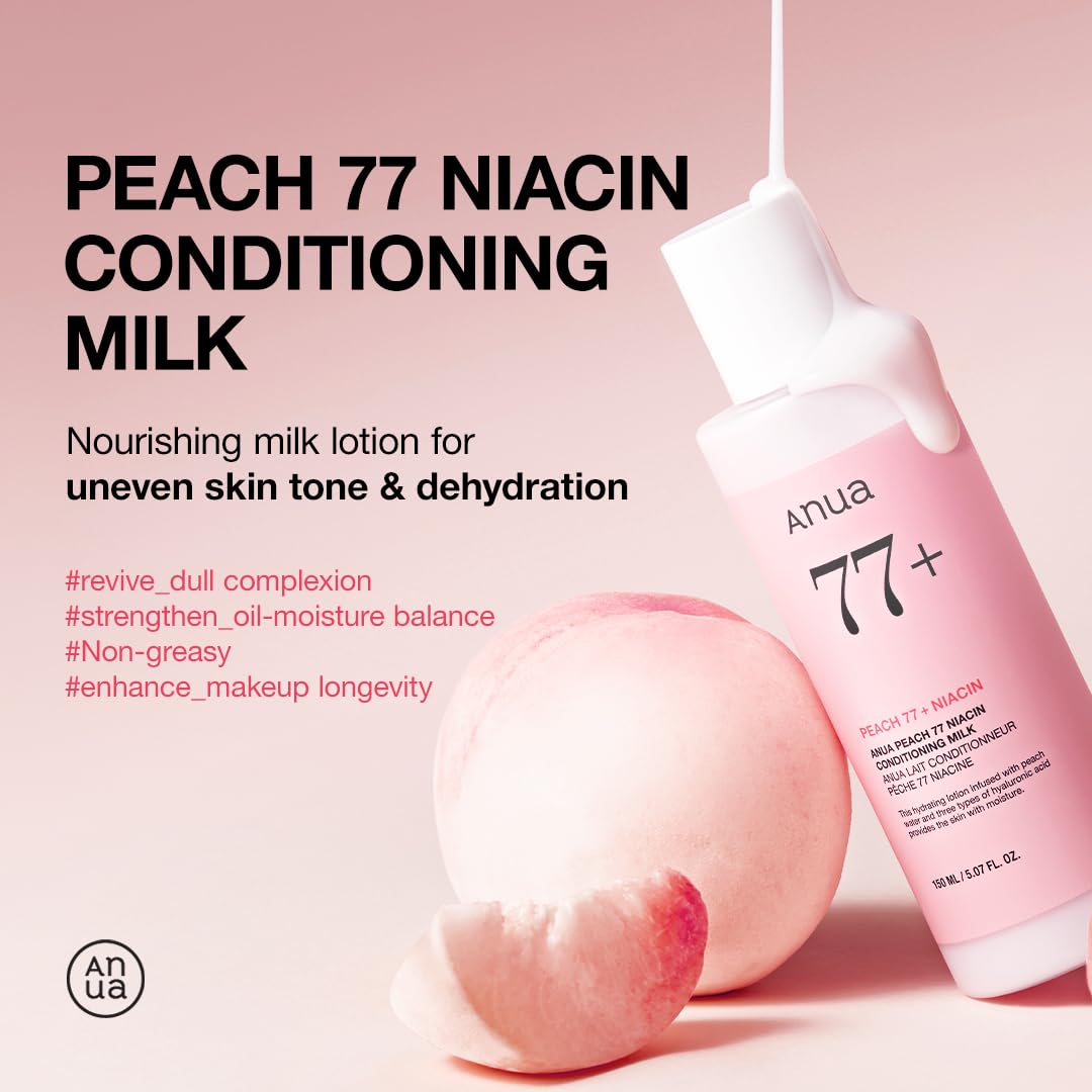 Anua Peach Niacinamide Conditioning Lotion, 5.06 fl.oz