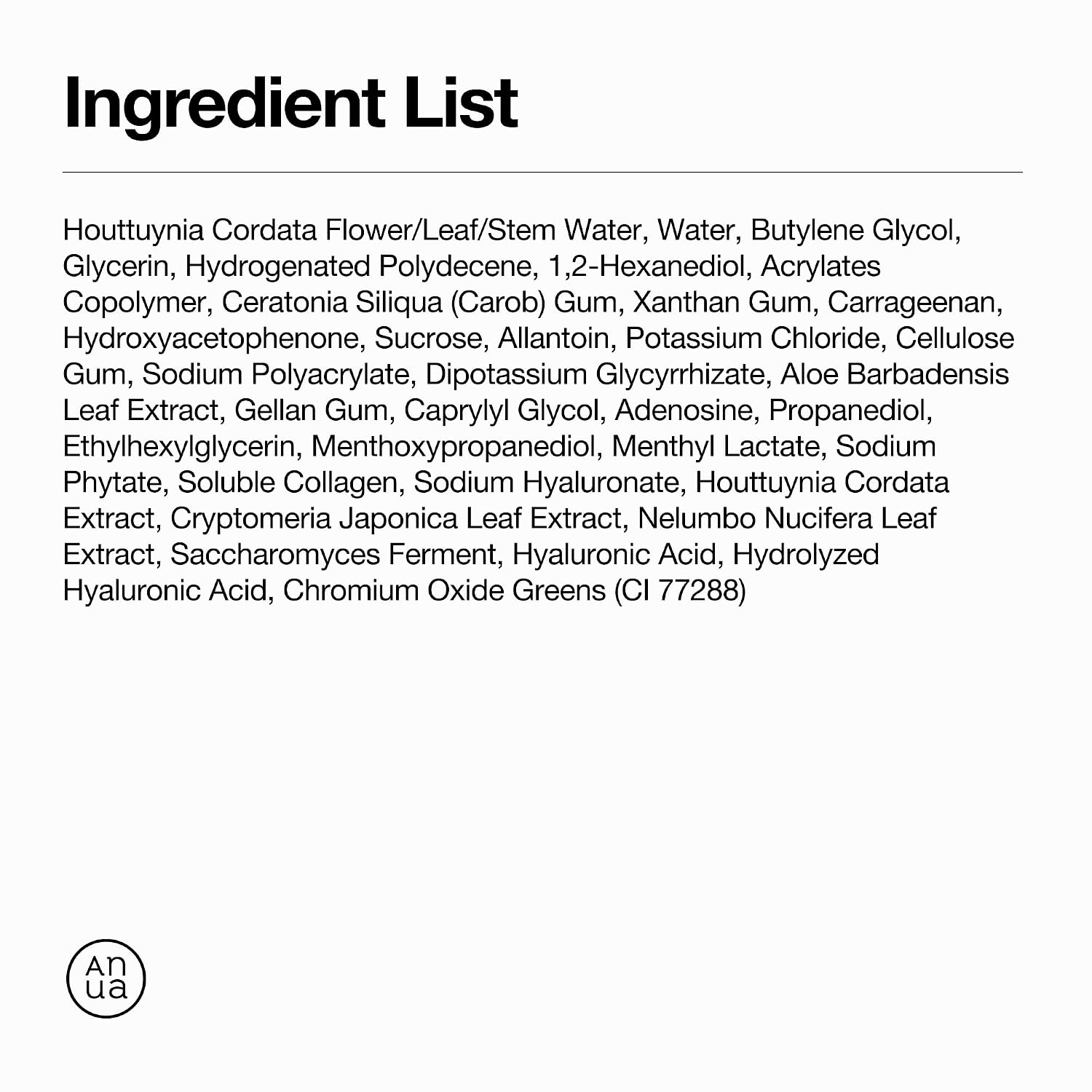 Anua Heartleaf 70 Soothing Collagen Mask, 1.34 fl.oz/4ea