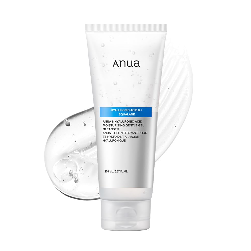 Anua Moisturizing Gentle Gel Cleanser, 5.07 fl oz