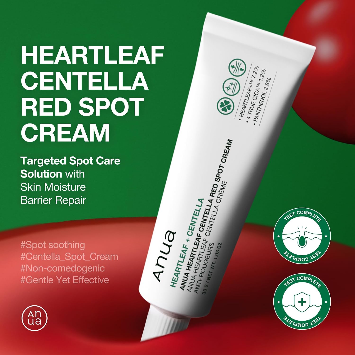 Anua Heartleaf Centella Red Spot Cream, 1.05 fl oz