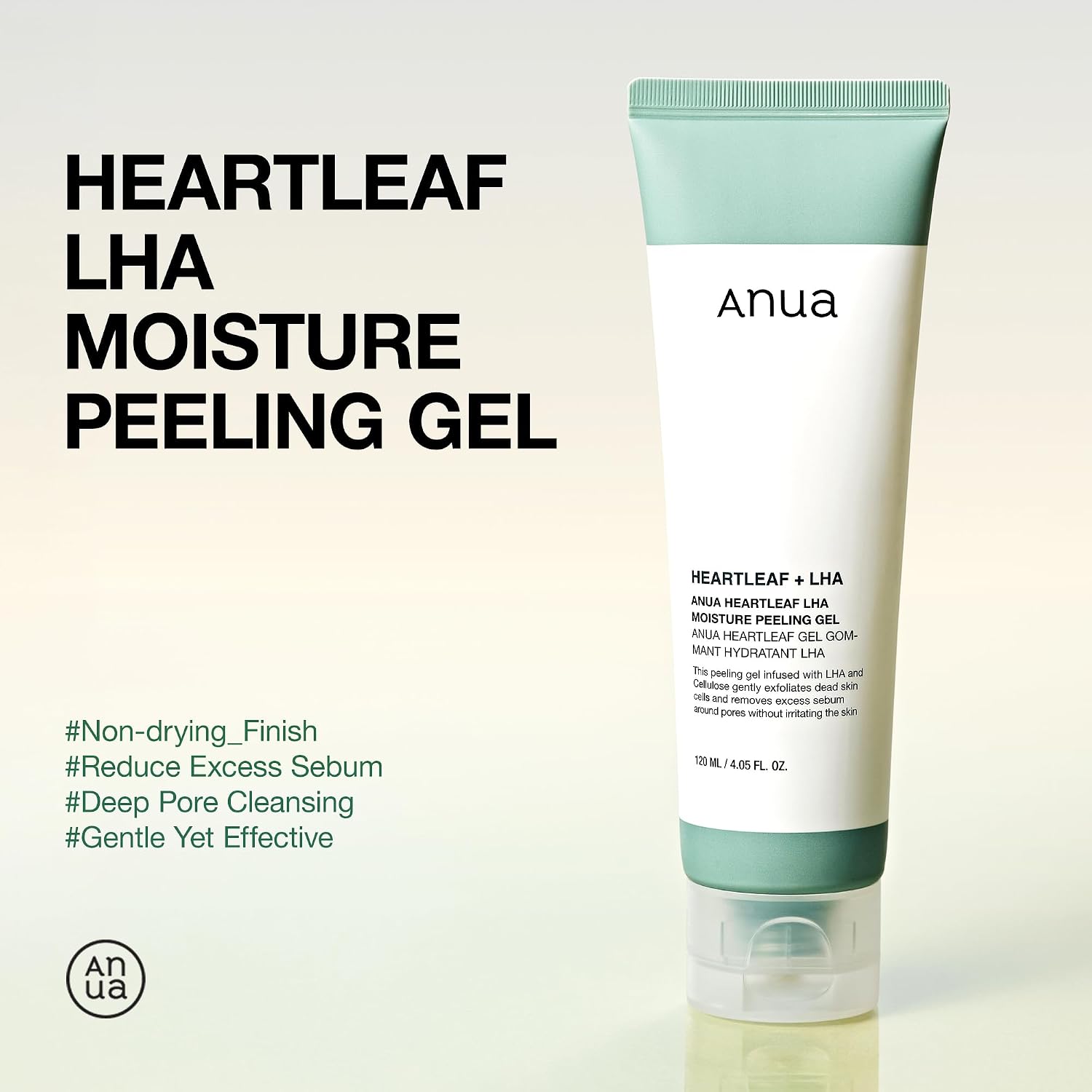 Anua Heartleaf LHA Moisture Peeling Gel, 4.05 fl oz