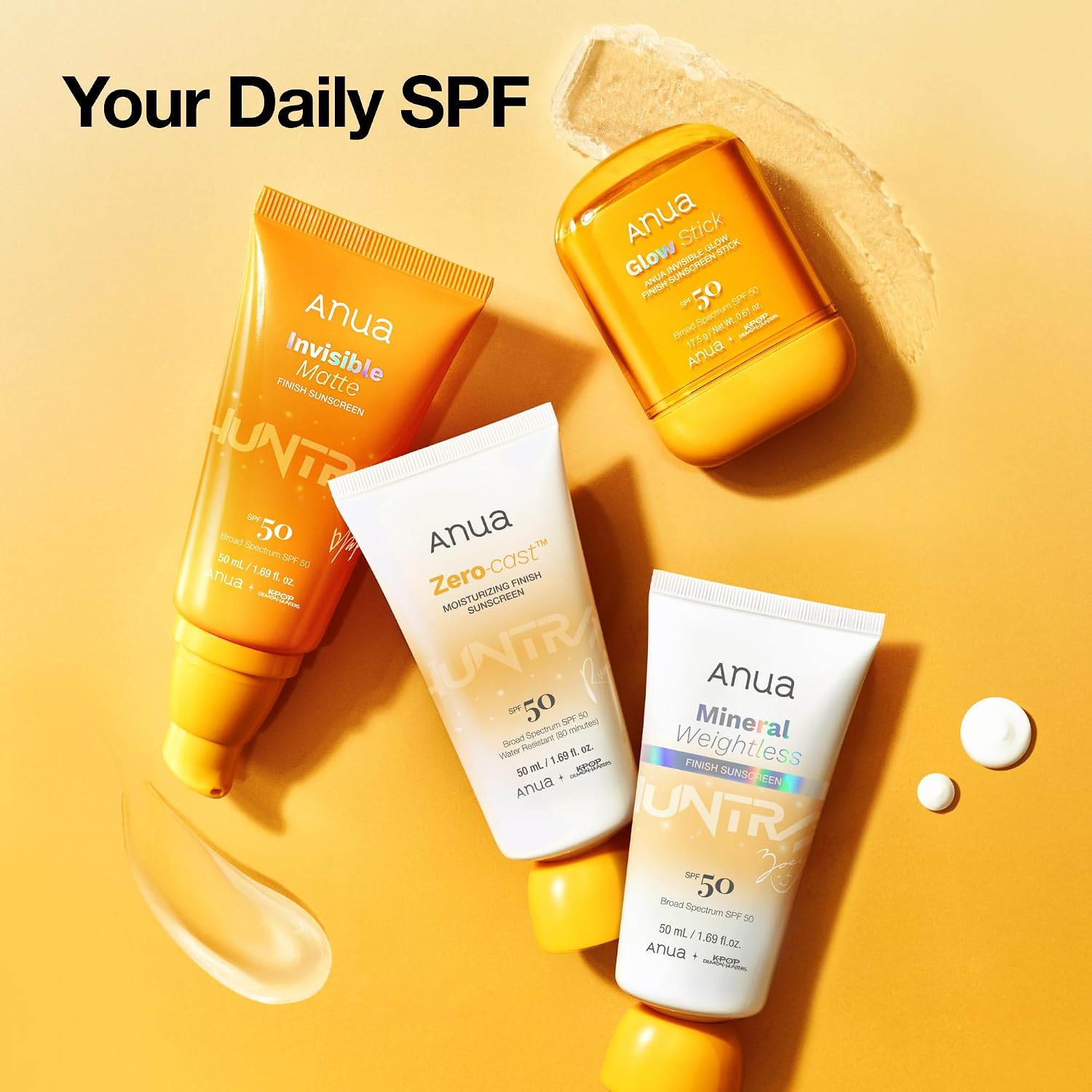 Anua Mineral Weightless Finish Sunscreen SPF 50, 1.69 fl oz