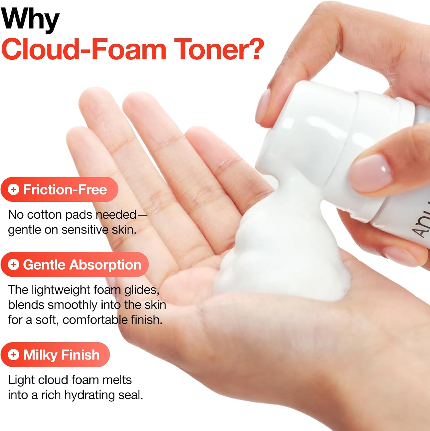 Anua Barrier Reboot AHA LHA Milky Foam to Toner, 5.07 fl oz