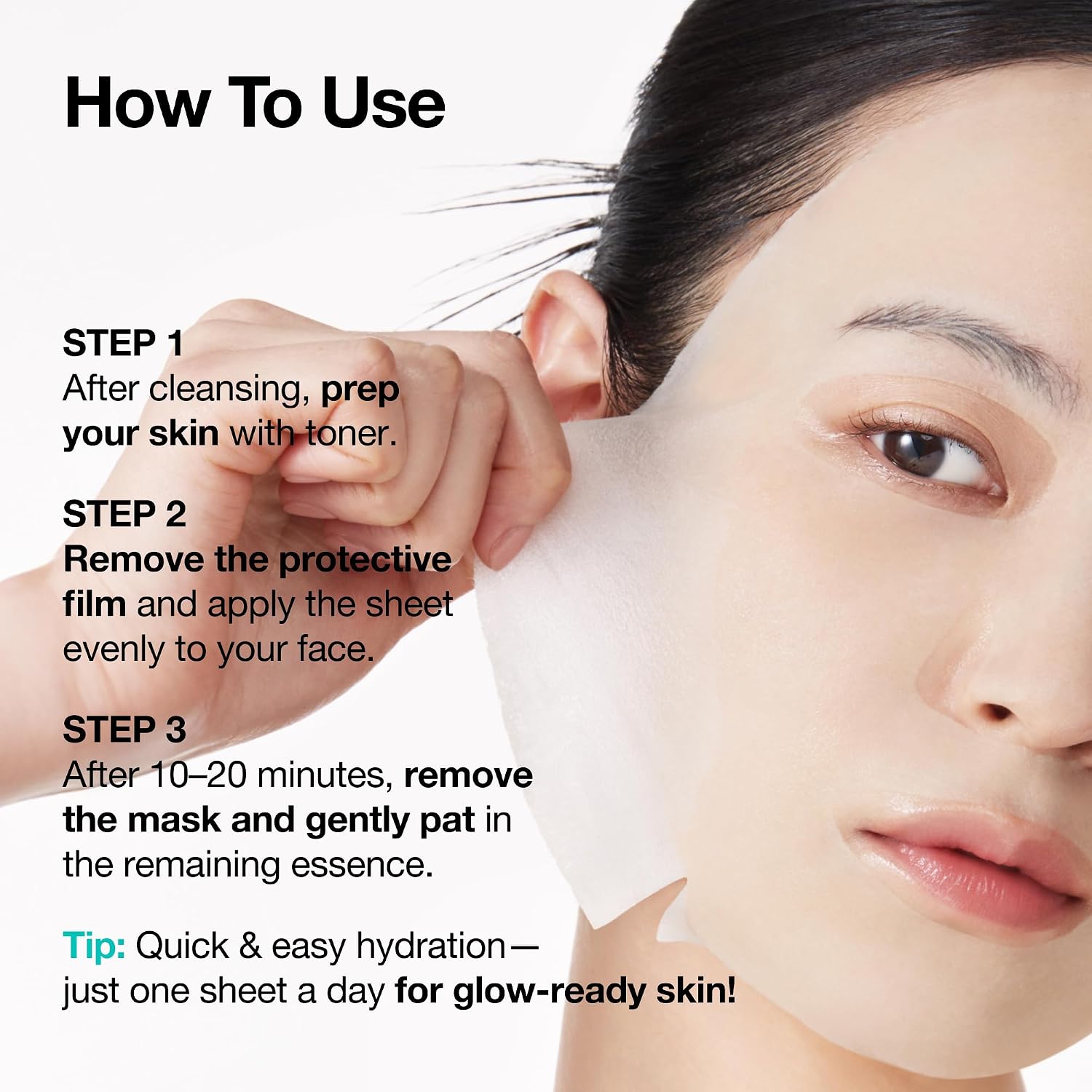 Anua PDRN Hyaluronic Acid Capsule 100 Serum Mask, 10ea