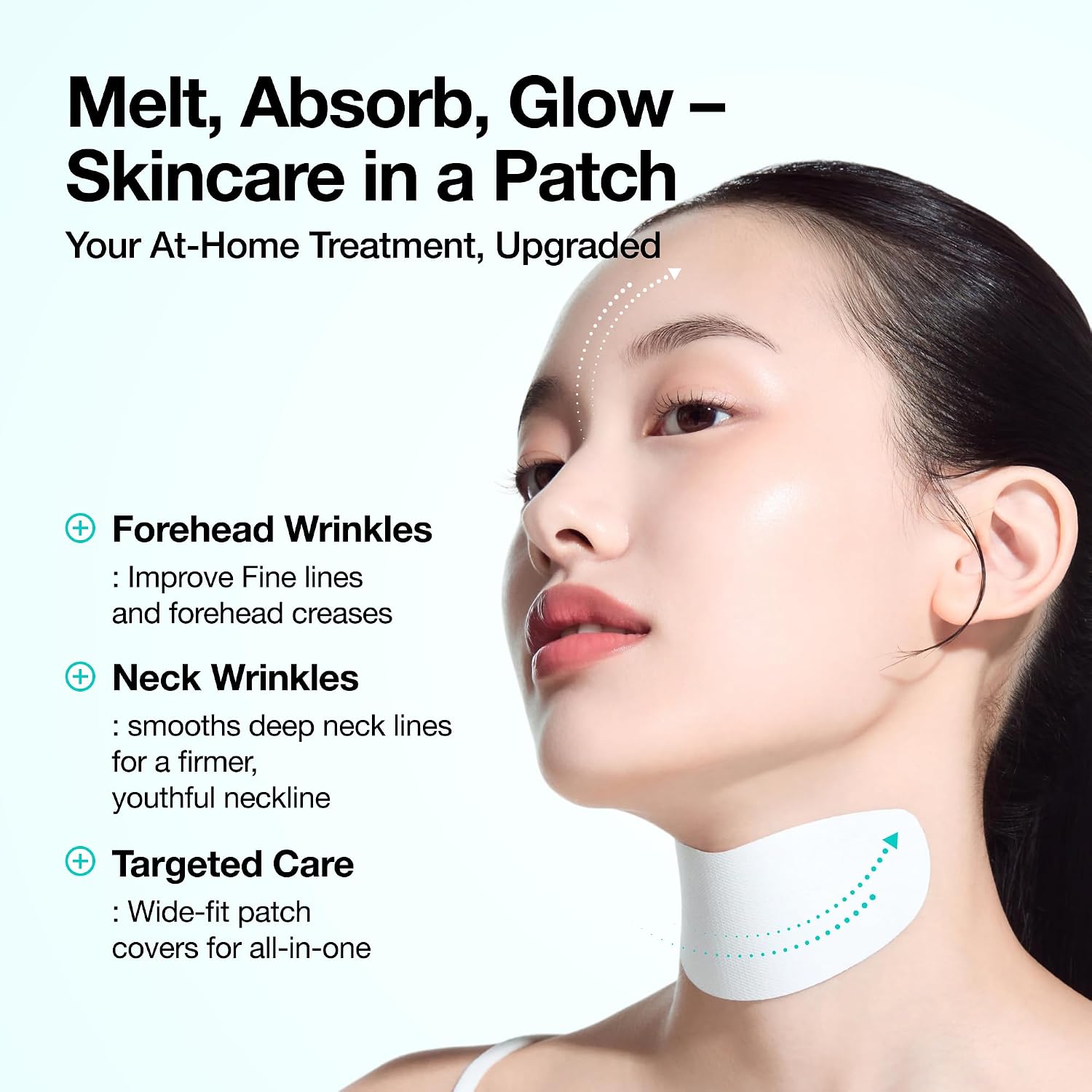 Anua PDRN Collagen Melting Patch for Neck, 0.02g x 4ea