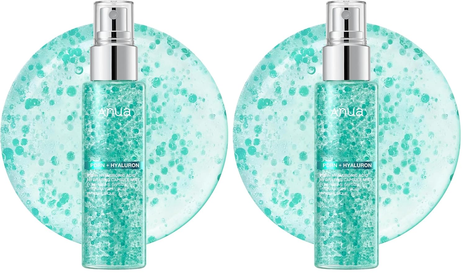 Anua PDRN Collagen Glow Facial Serum Spray, 3.38 fl oz, Pack of 2