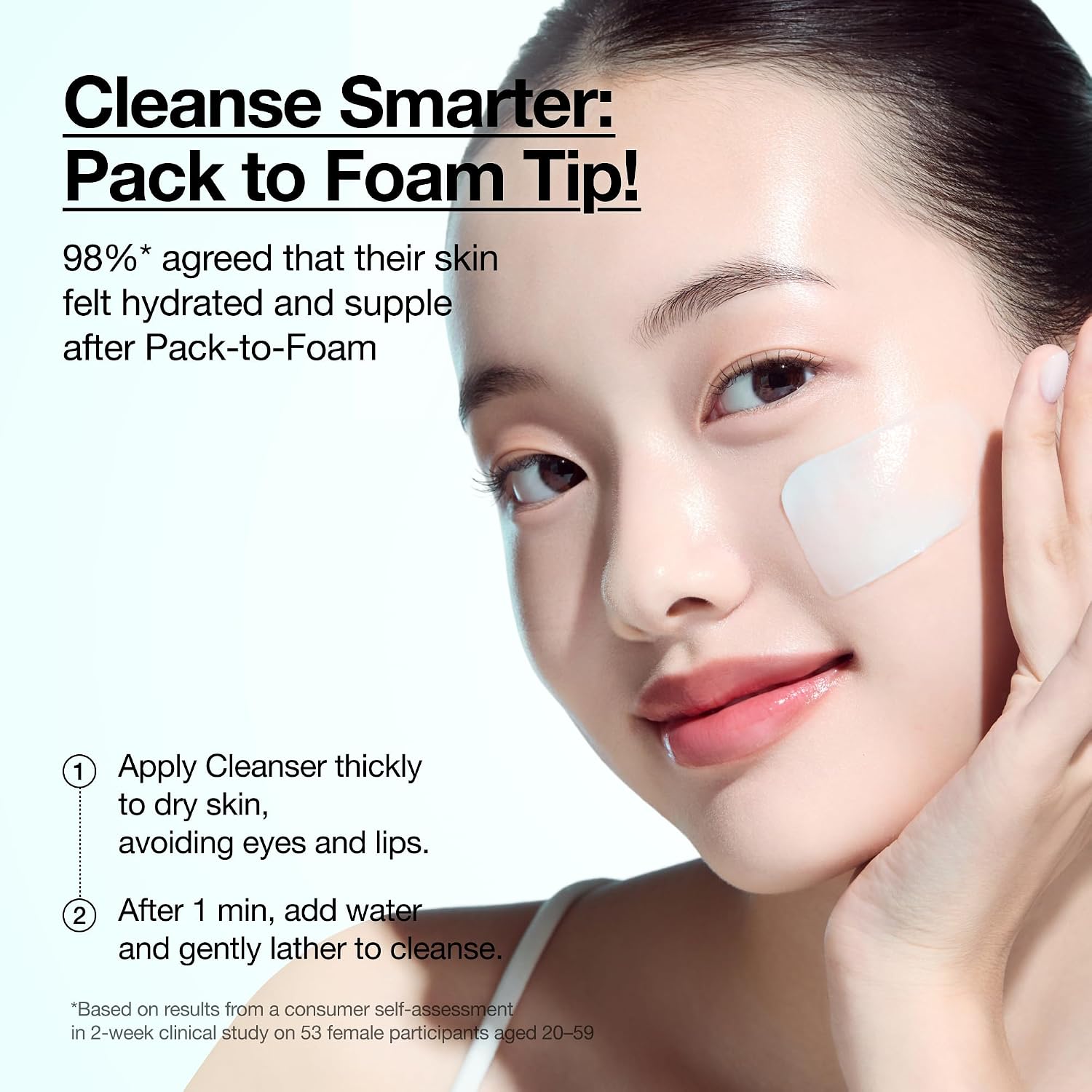 ANUA PDRN Hyaluronic Acid Moisturizing Cleansing Foam, 5.07 floz, Pack of 2