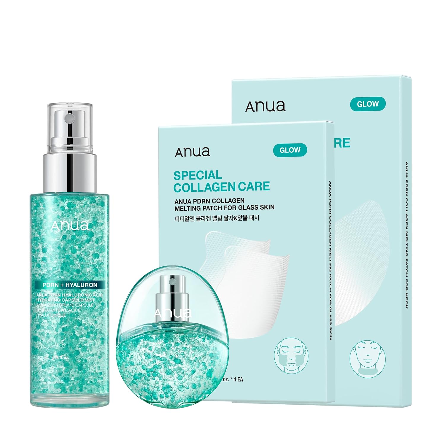 Anua PDRN Glass Skin Routine Set