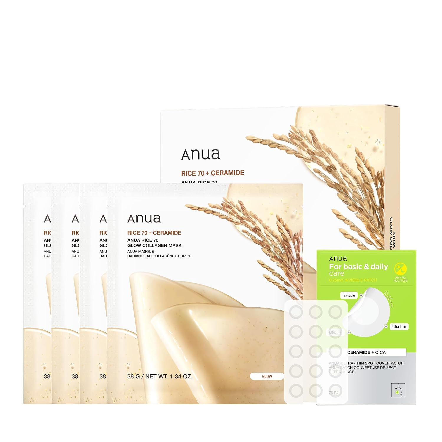 ANUA Rice Mask & Cover Patch Duo