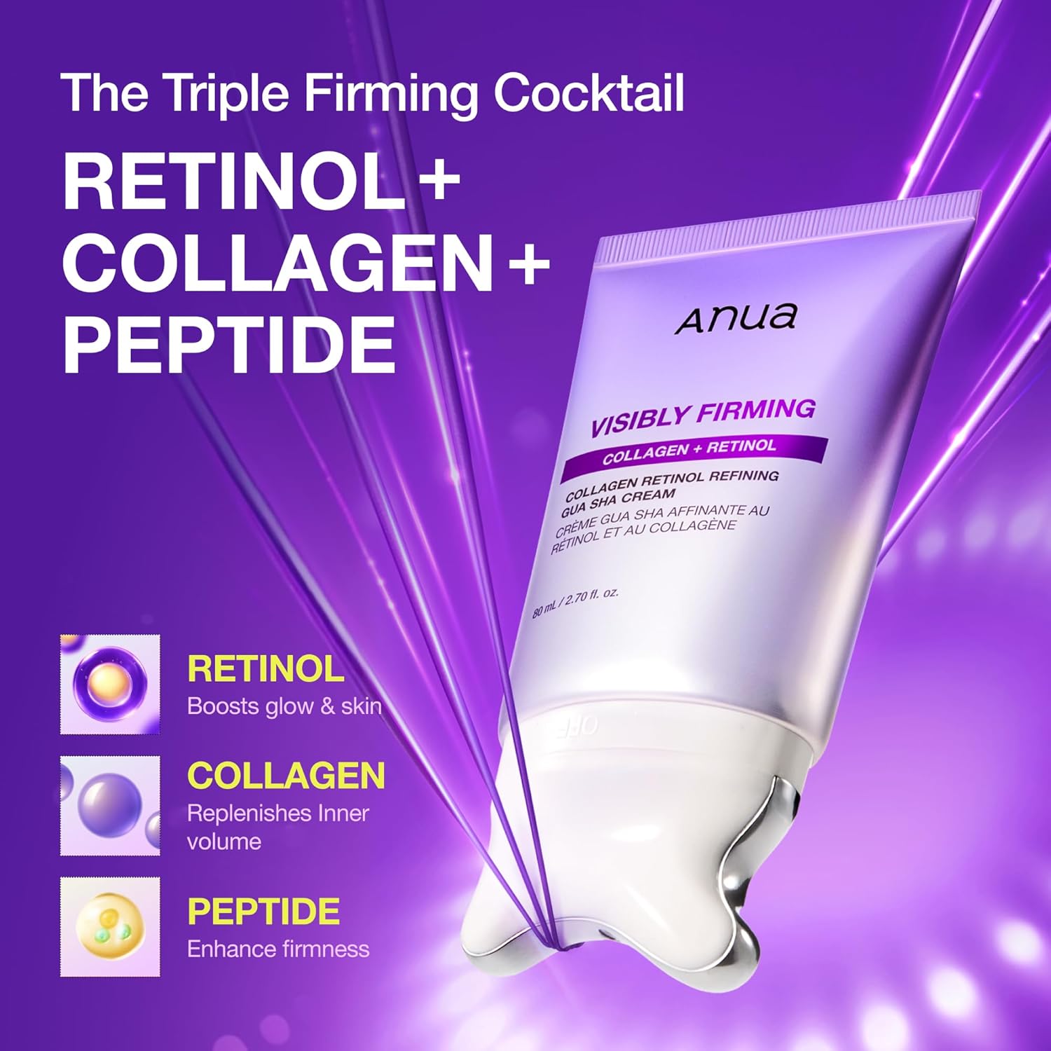 Anua Retinol Eye Patch & Gua Sha Cream Duo